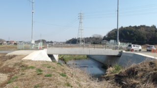 上大津川７号橋の上部工が完成しました