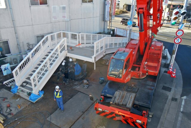 県単交通安全対策工事 (高野台歩道橋改良工)【千葉県】