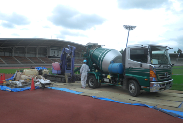 柏の葉ラグビーゴール改修工事