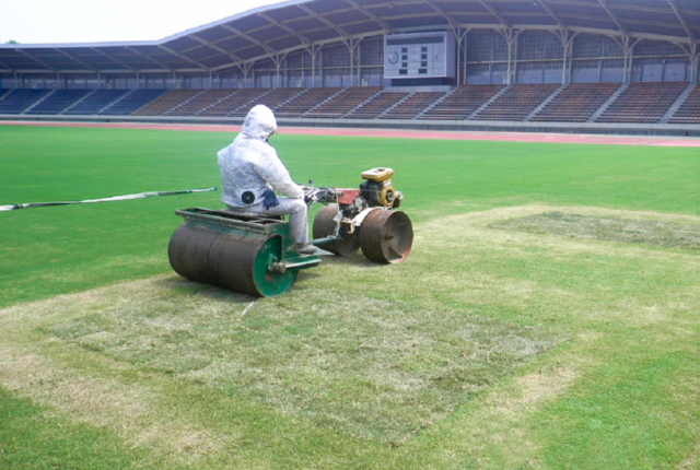 柏の葉ラグビーゴール改修工事