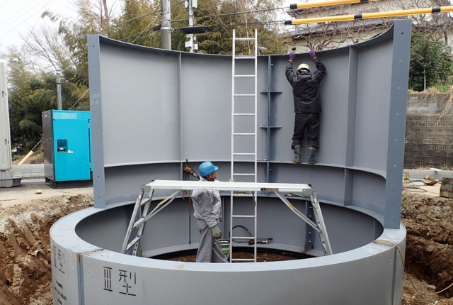 戸張耐震性貯水槽設置工事 【柏市】