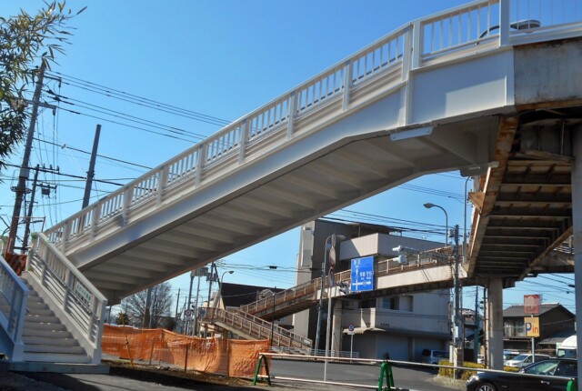 県単交通安全対策工事 (高野台歩道橋改良工)【千葉県】