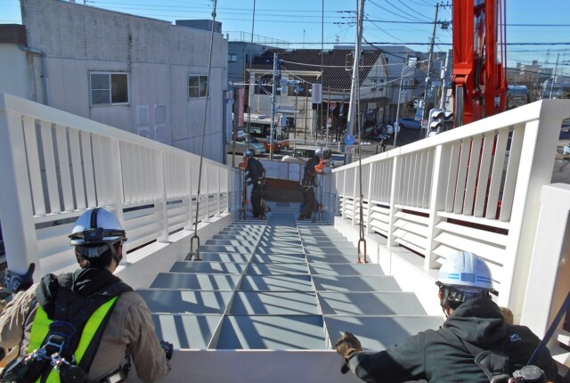 県単交通安全対策工事 (高野台歩道橋改良工)【千葉県】