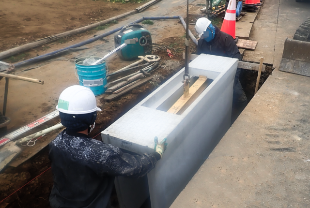 増尾一丁目先浸水対策工事