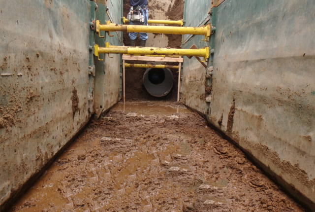 柏北部中央地区下水道管布設工事(2-3工区)