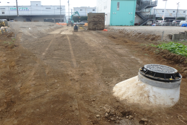 柏北部中央地区下水道管布設工事(2-3工区)